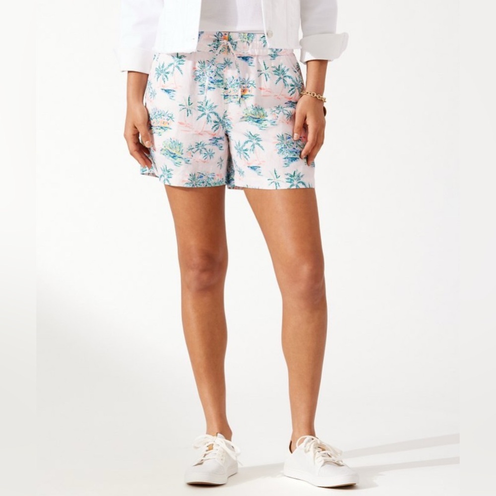 Tommy Bahama  Bahama Village High Rise Linen Easy Short Size Small